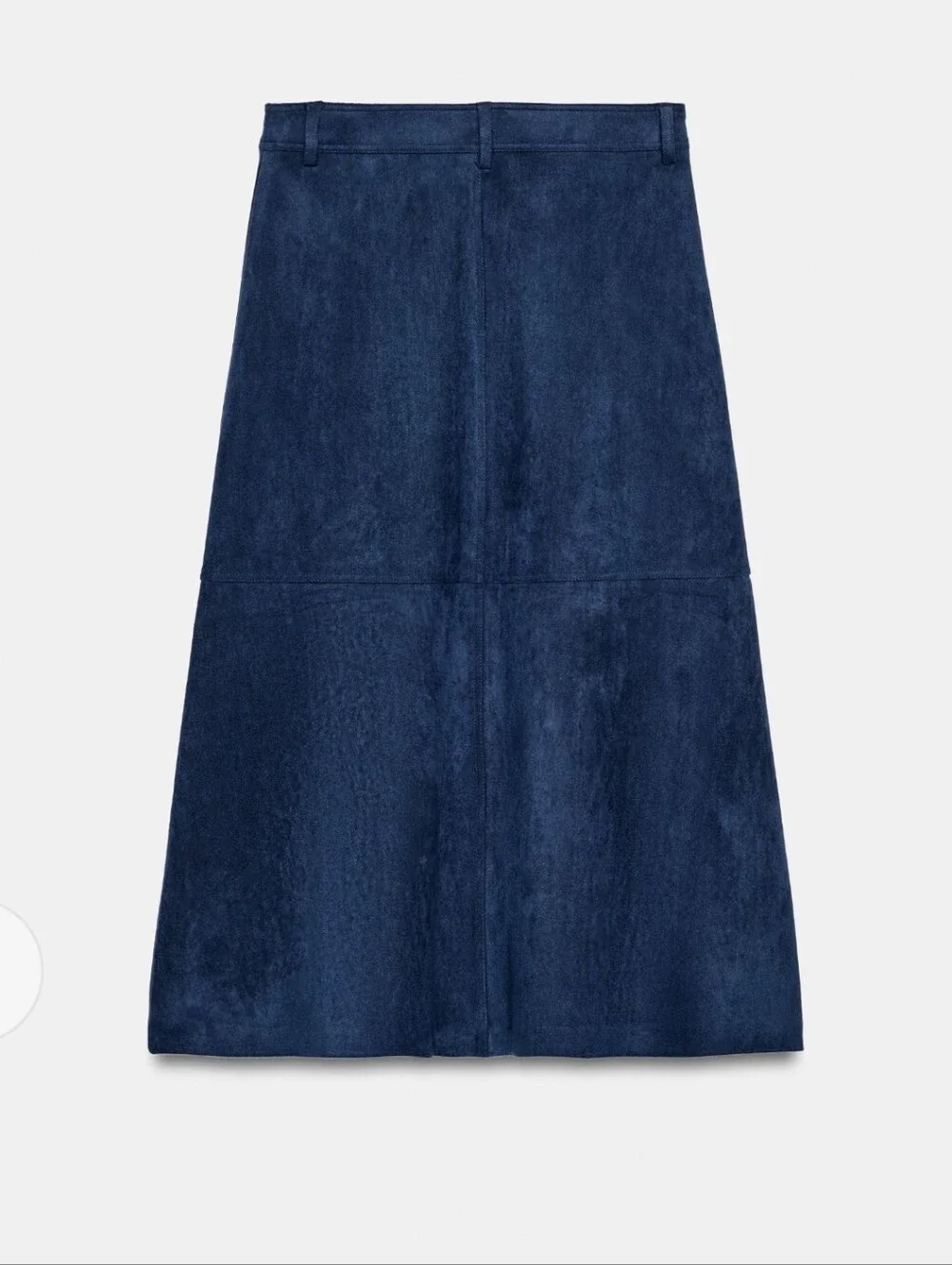 Zara FAUX SUEDE CAPE SKIRT (S)